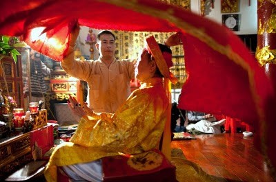 «Хаудонг» - важный ритуал в культовом поклонении пресвятой матушке вьетнамского народа - ảnh 1